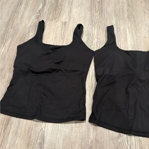 2 FawnFit Black Tank Women Size Small New Bundle